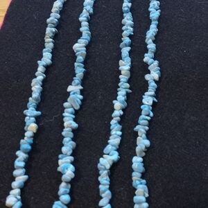 Blue Stone Beaded Necklace